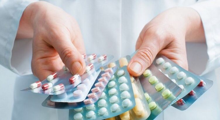 mga tabletas para sa prostatitis