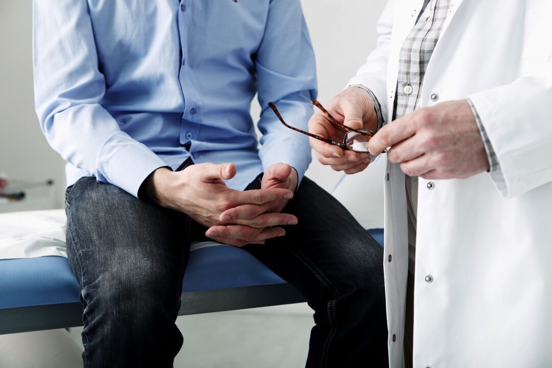 appointment ng doktor para sa talamak na prostatitis